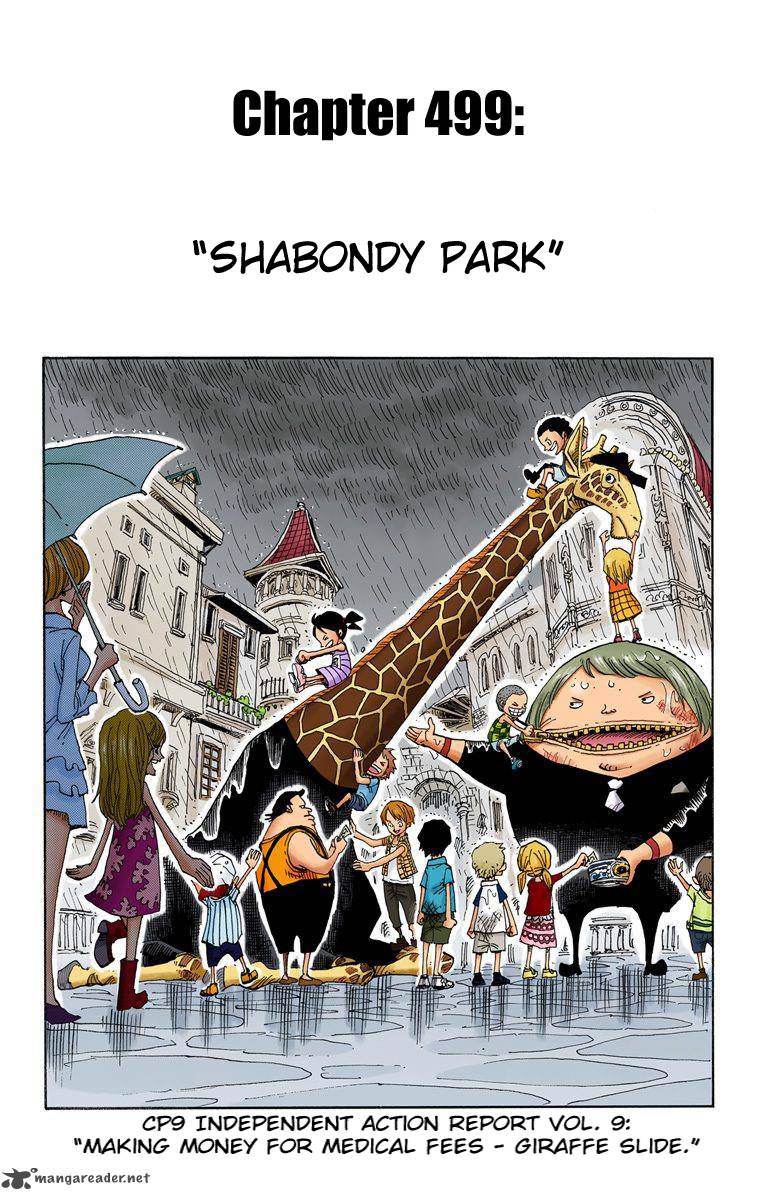One Piece Colored Chapter 499 Page 2