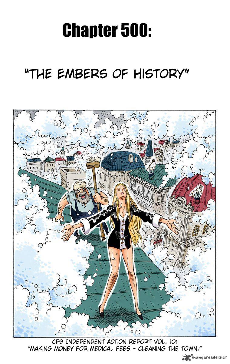 One Piece Colored Chapter 500 Page 2