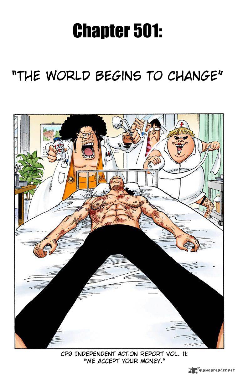 One Piece Colored Chapter 501 Page 2