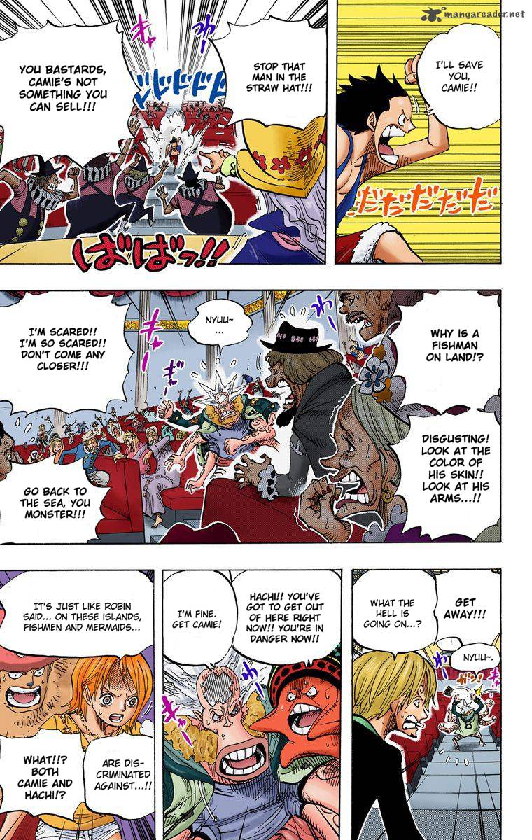 One Piece Colored Chapter 502 Page 14