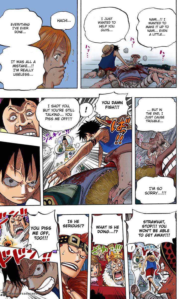 One Piece Colored Chapter 502 Page 18