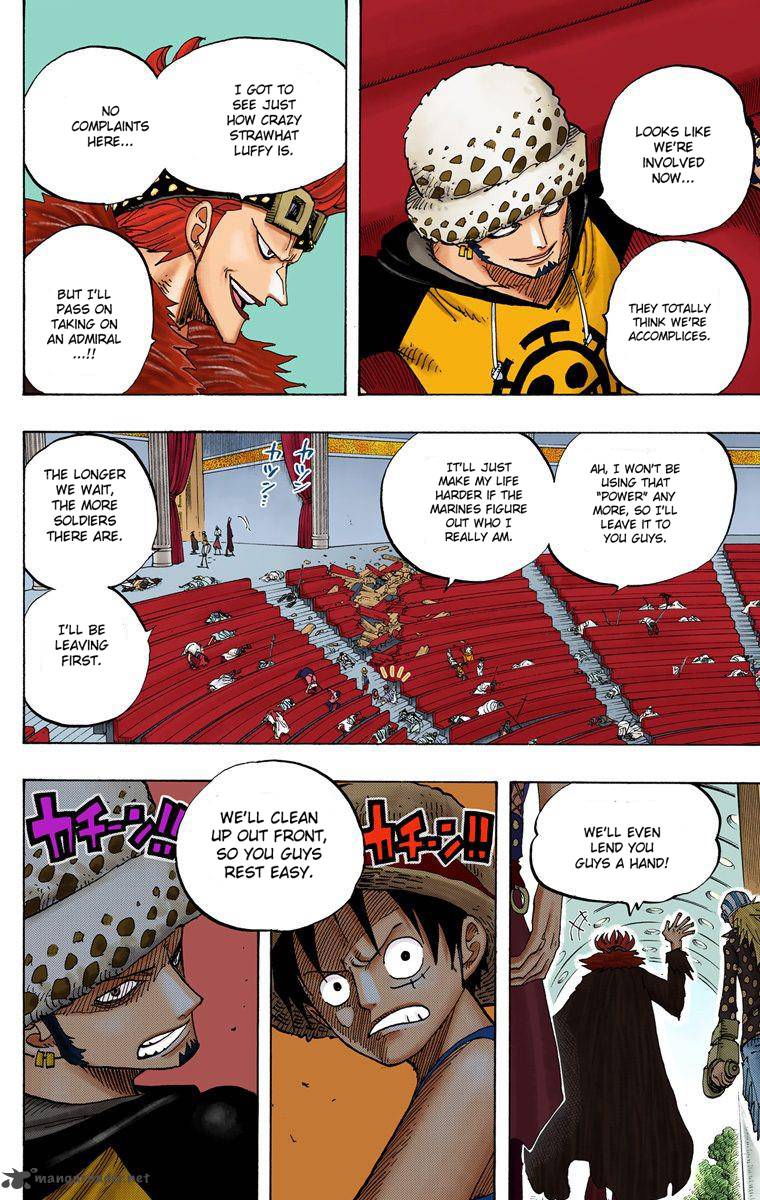 One Piece Colored Chapter 504 Page 15