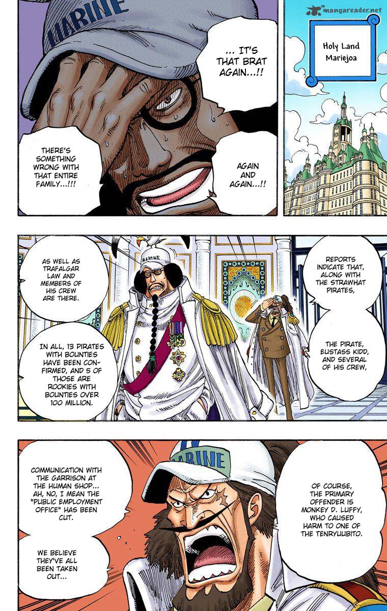 One Piece Colored Chapter 504 Page 5