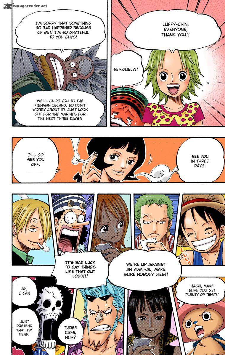 One Piece Colored Chapter 507 Page 12