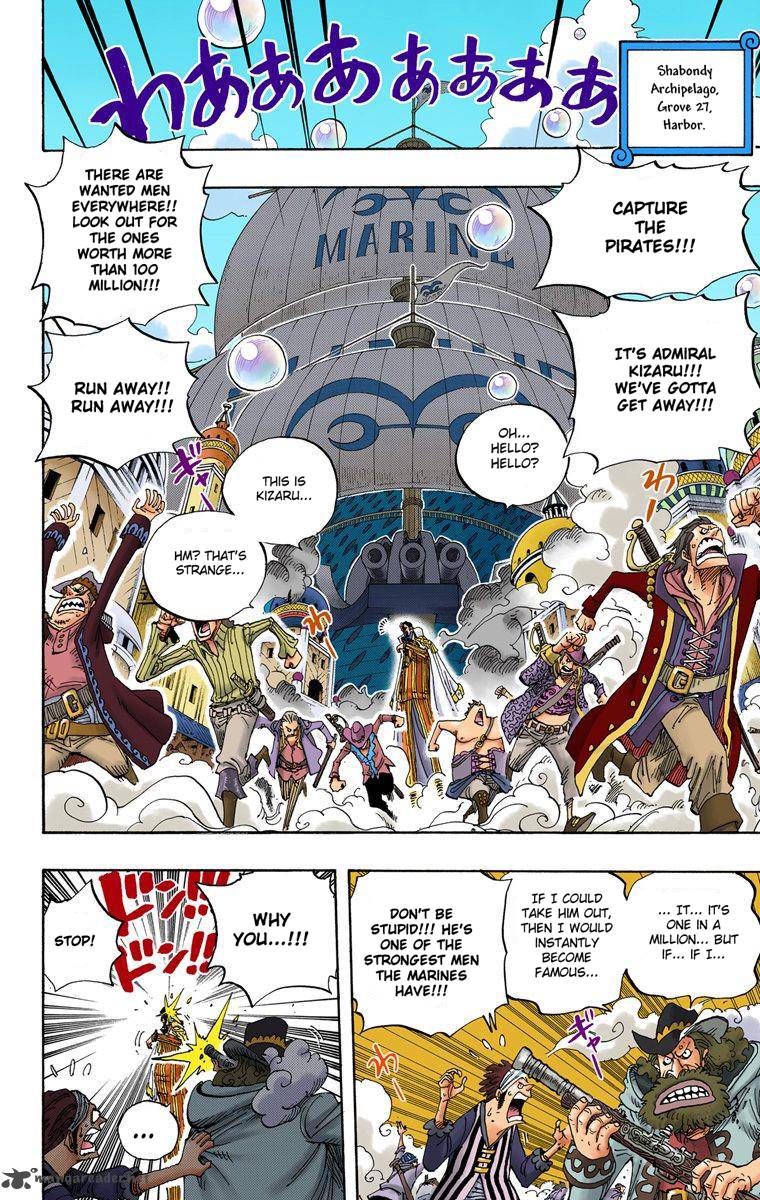 One Piece Colored Chapter 507 Page 14