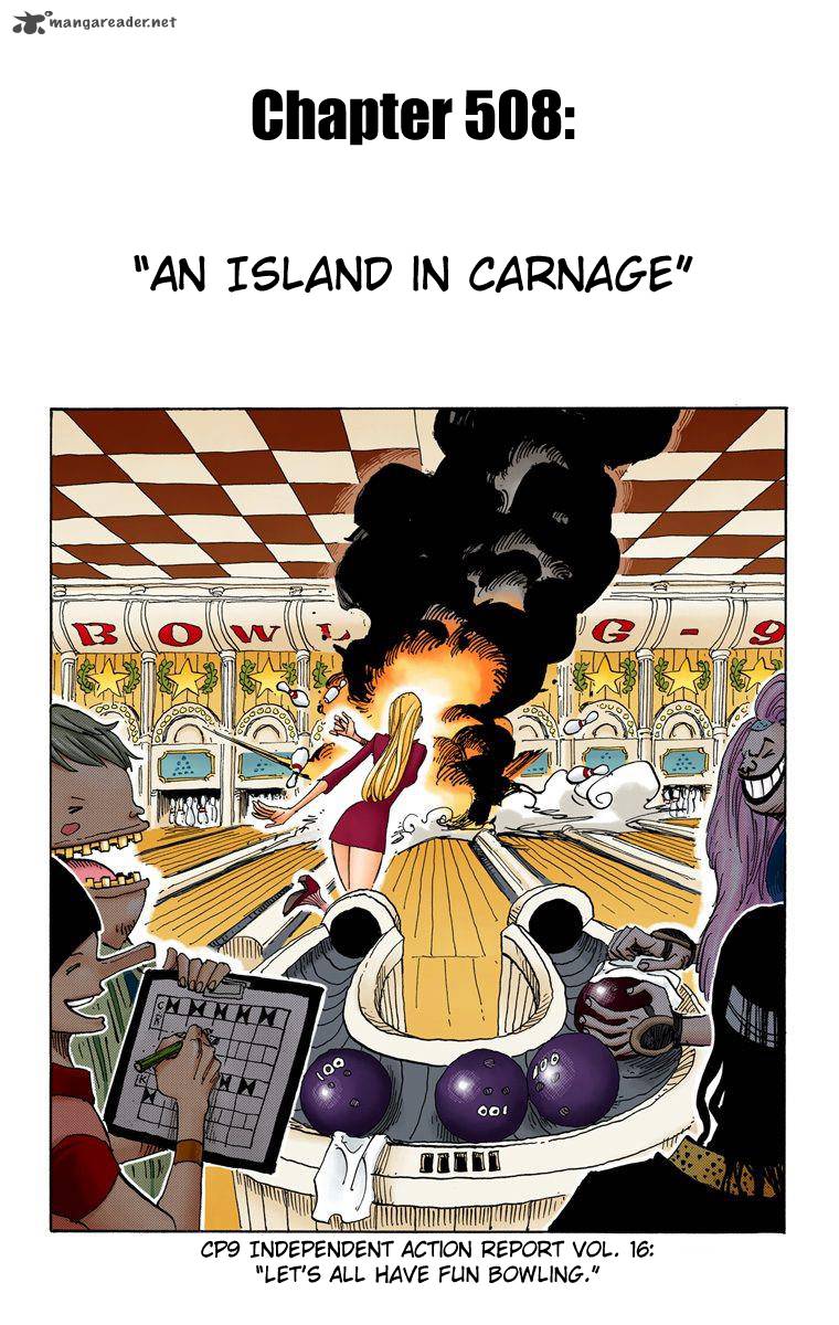 One Piece Colored Chapter 508 Page 1
