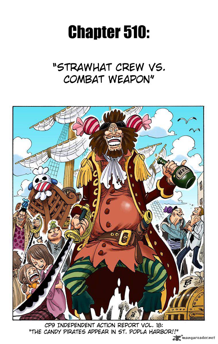 One Piece Colored Chapter 510 Page 2
