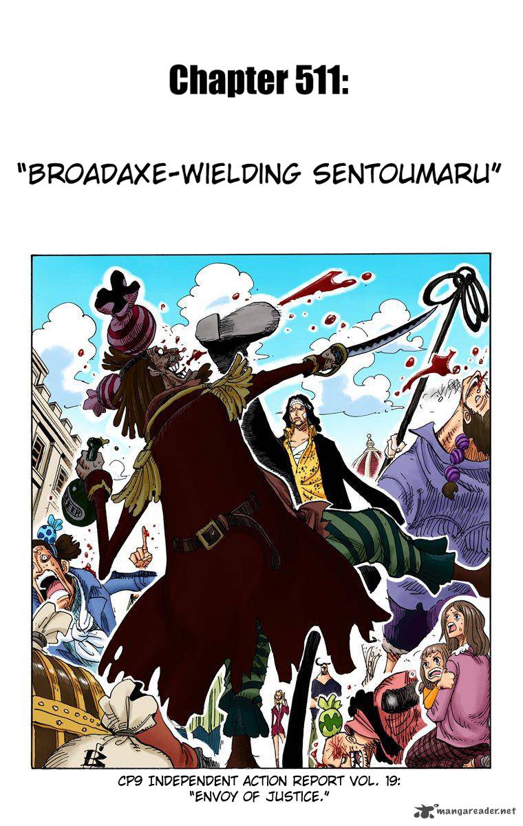 One Piece Colored Chapter 511 Page 2