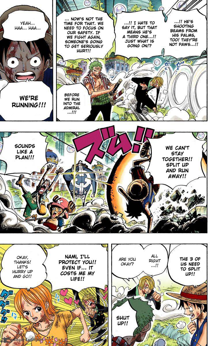 One Piece Colored Chapter 511 Page 9