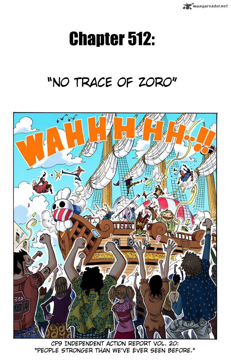 One Piece Colored Chapter 512 Page 2