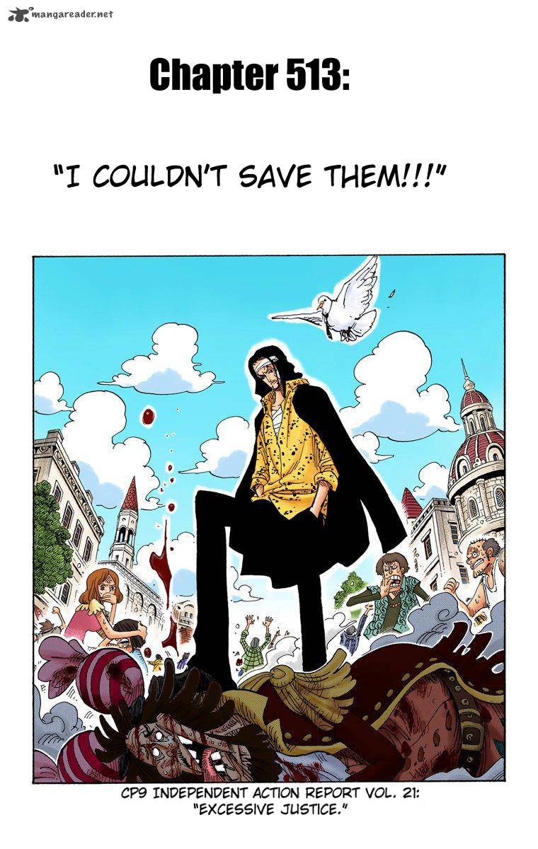 One Piece Colored Chapter 513 Page 3