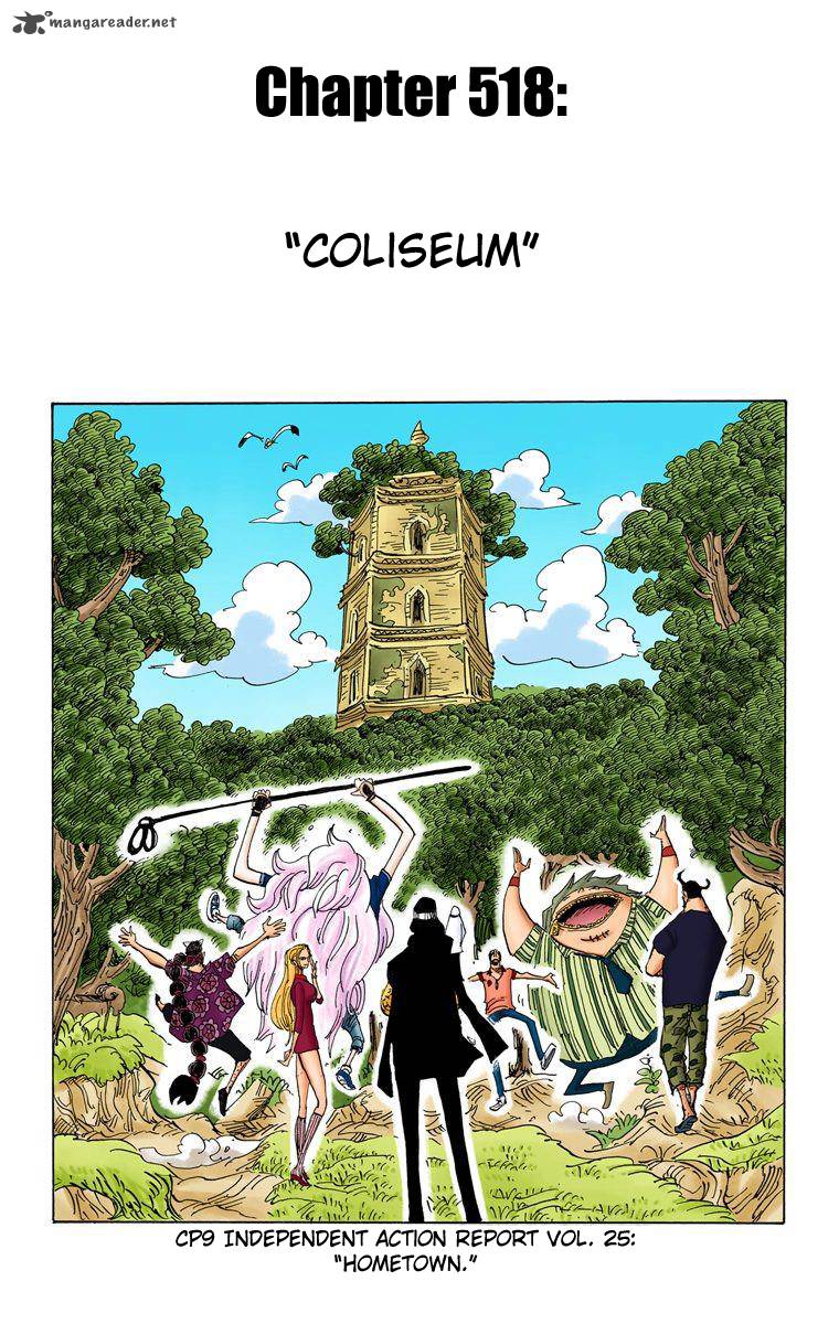 One Piece Colored Chapter 518 Page 2