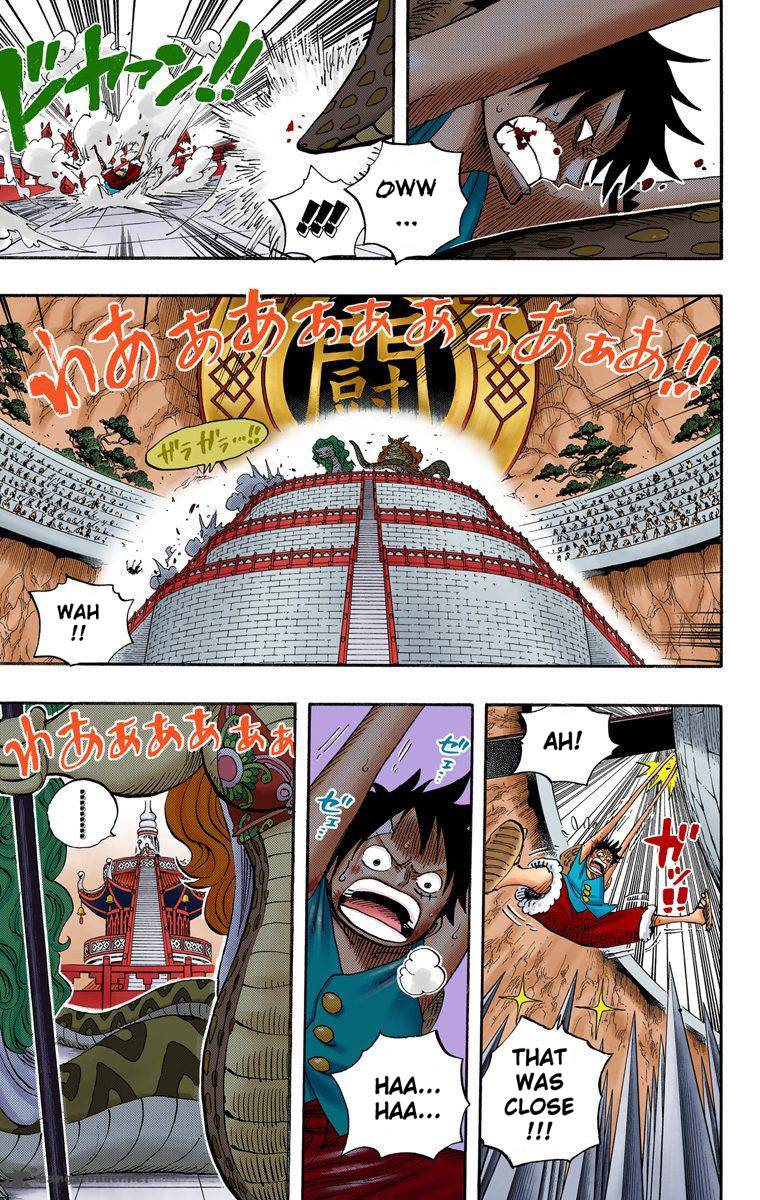 One Piece Colored Chapter 519 Page 14