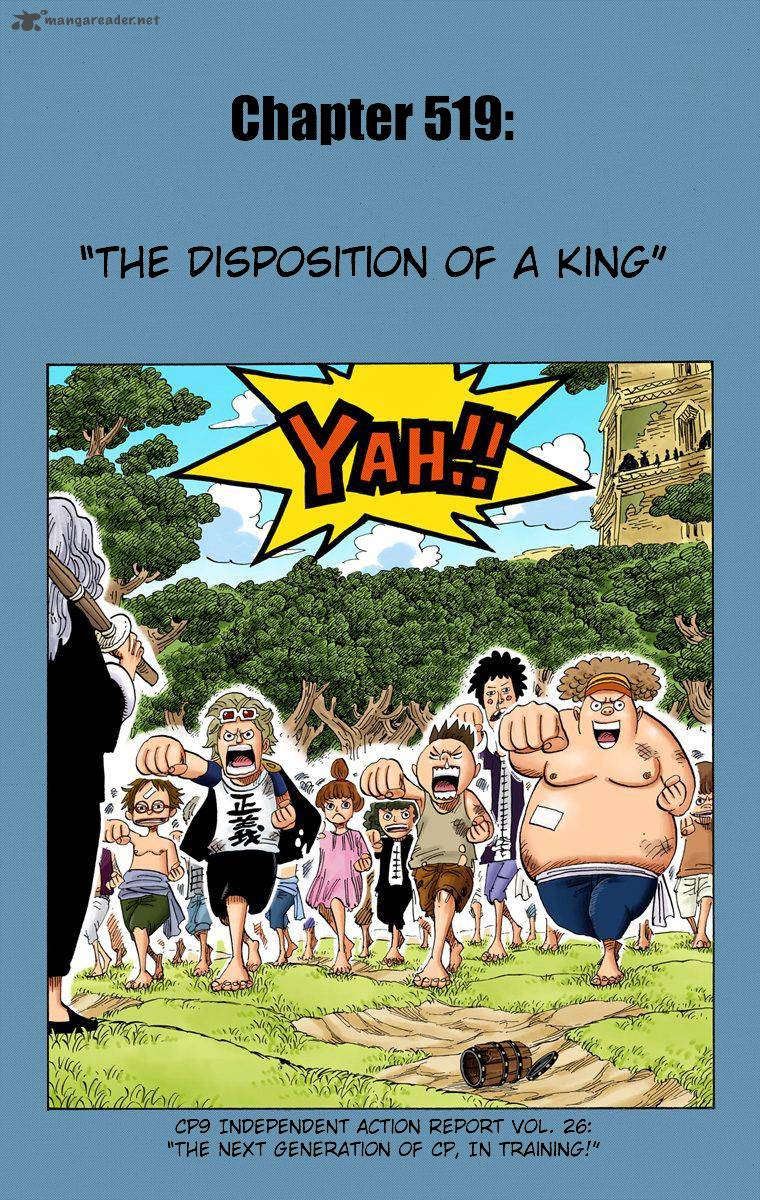 One Piece Colored Chapter 519 Page 2