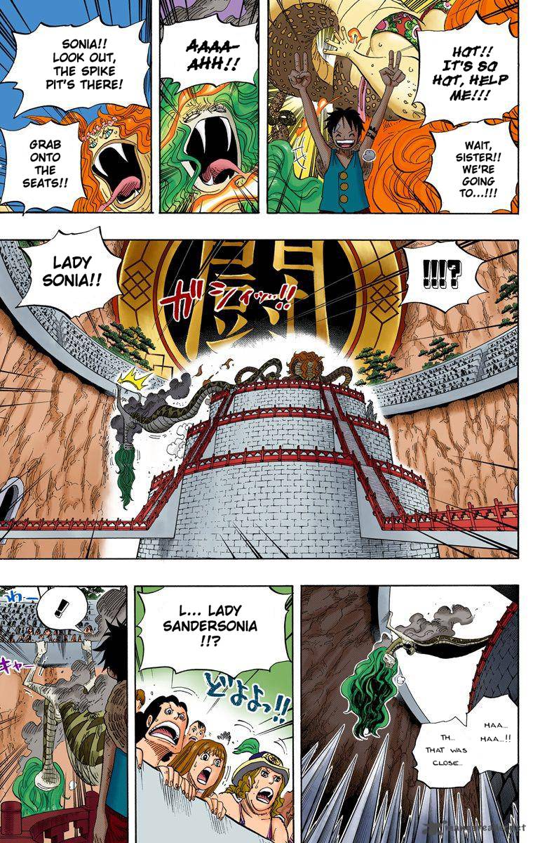 One Piece Colored Chapter 520 Page 14