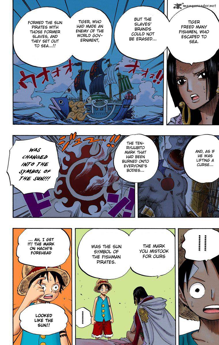 One Piece Colored Chapter 521 Page 34