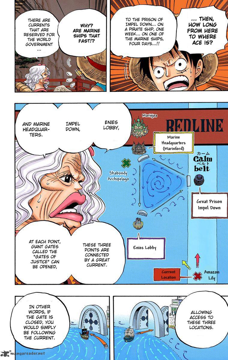 One Piece Colored Chapter 522 Page 11