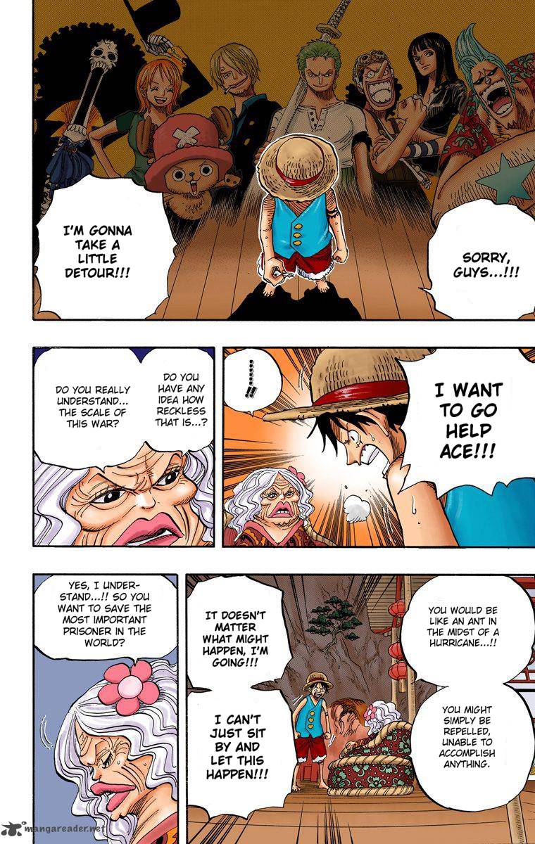 One Piece Colored Chapter 522 Page 13