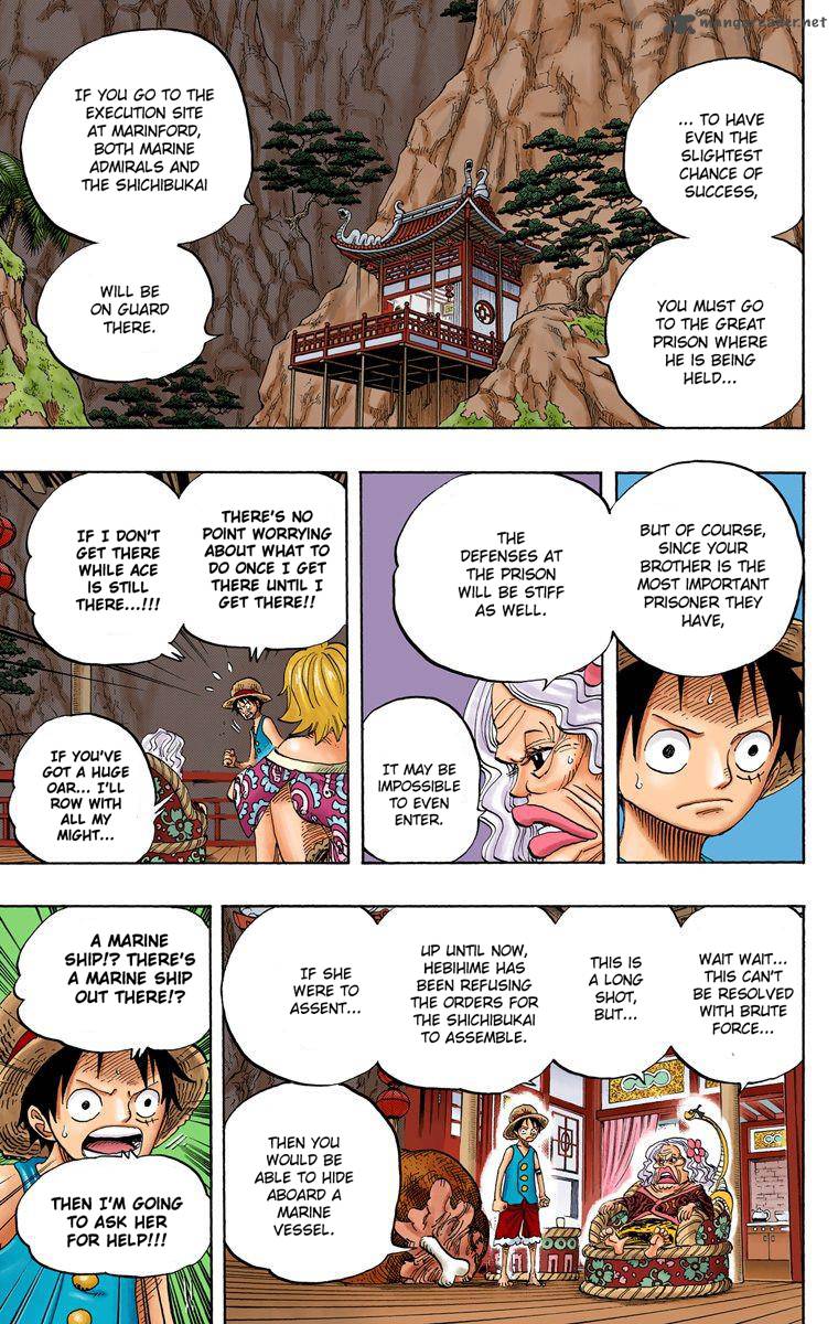 One Piece Colored Chapter 522 Page 14