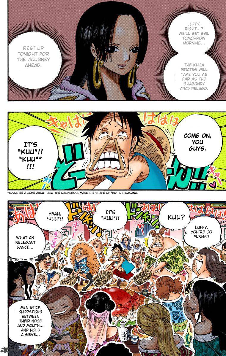 One Piece Colored Chapter 522 Page 3