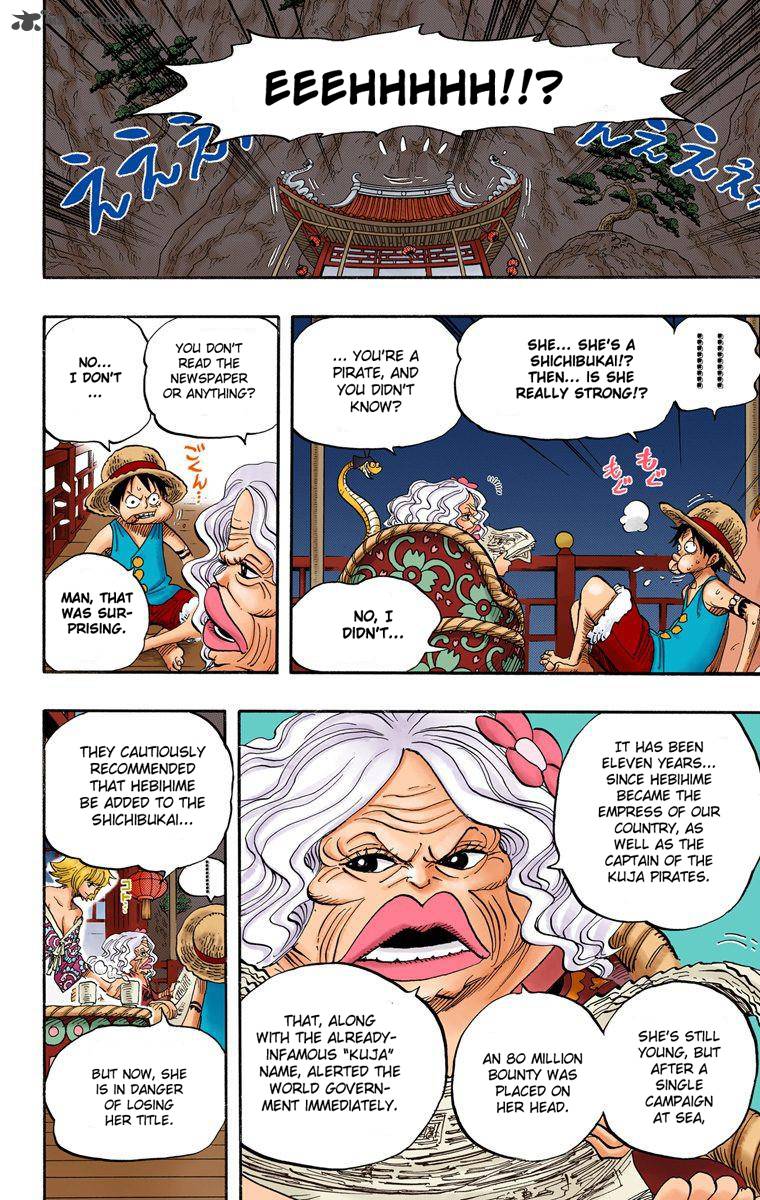 One Piece Colored Chapter 522 Page 7