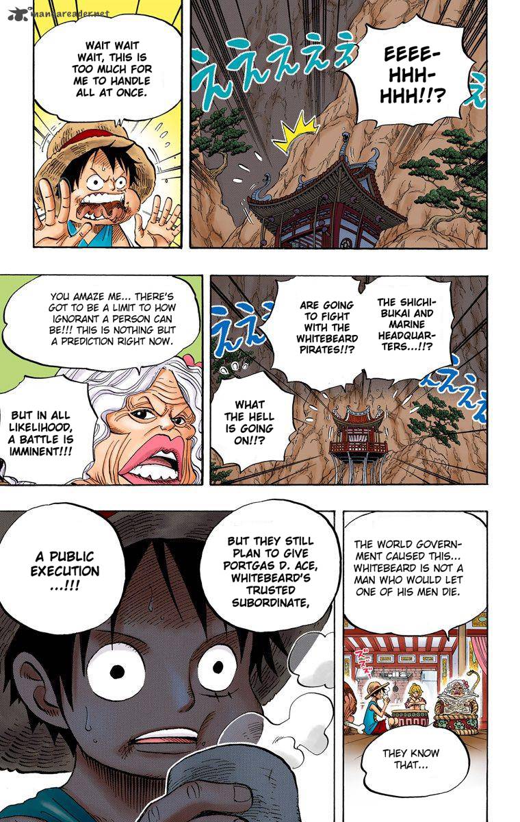 One Piece Colored Chapter 522 Page 8