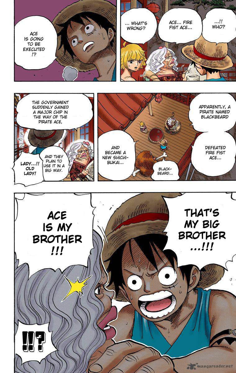 One Piece Colored Chapter 522 Page 9