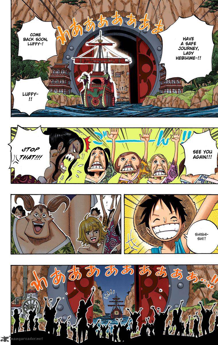 One Piece Colored Chapter 523 Page 8