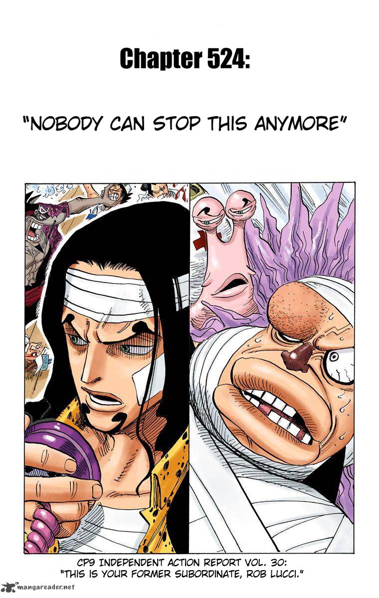 One Piece Colored Chapter 524 Page 2