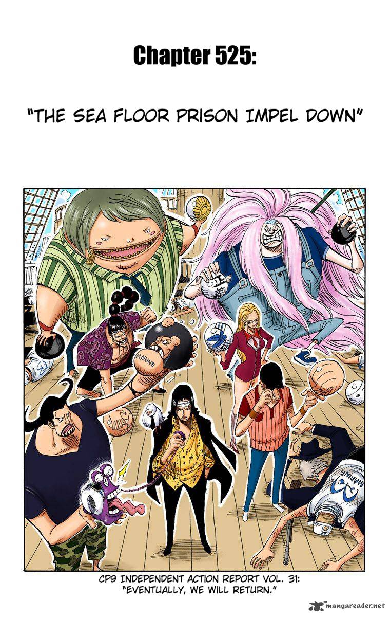 One Piece Colored Chapter 525 Page 2