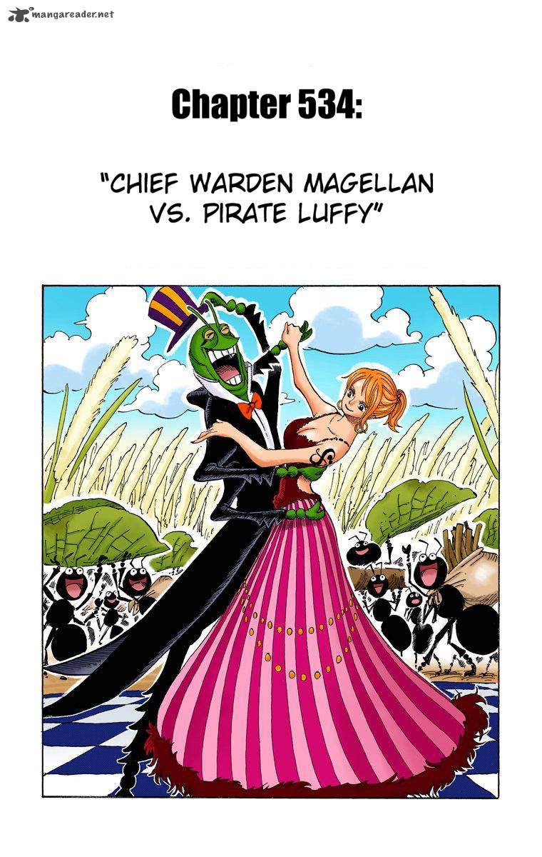 One Piece Colored Chapter 534 Page 2