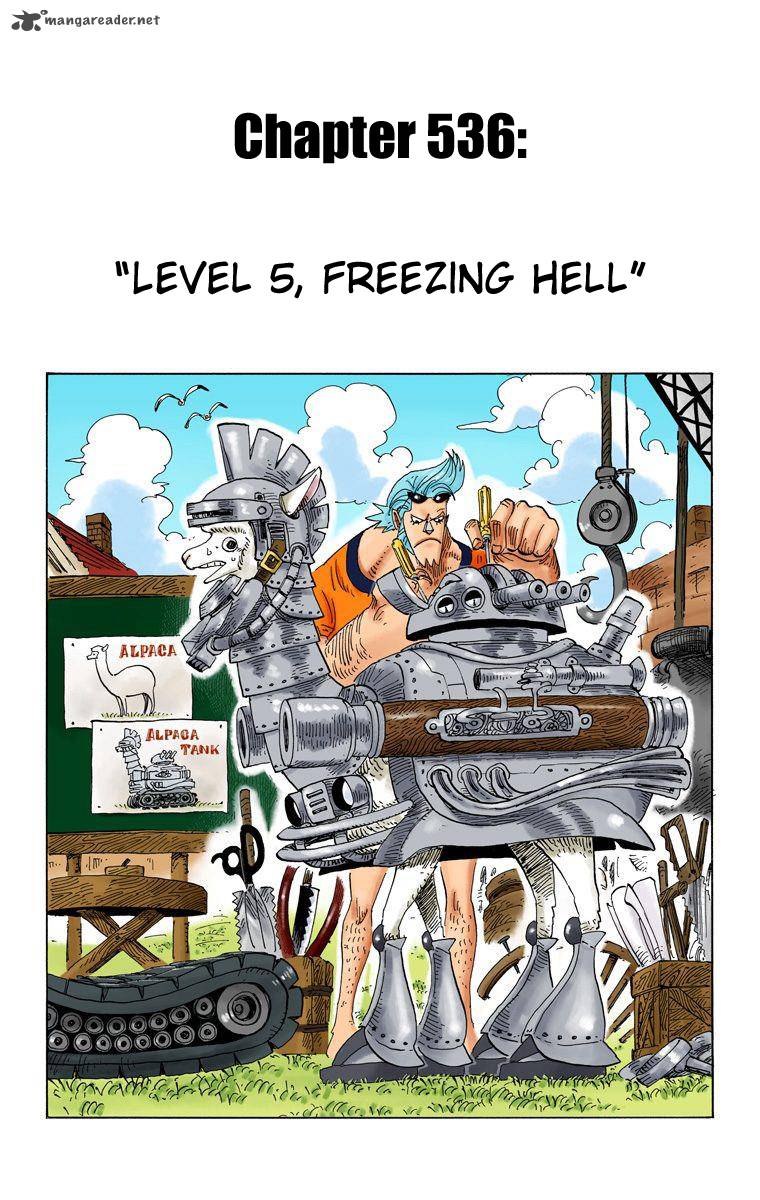 One Piece Colored Chapter 536 Page 2