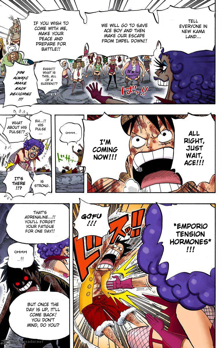 One Piece Colored Chapter 539 Page 13