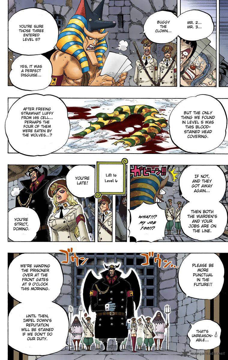 One Piece Colored Chapter 539 Page 14