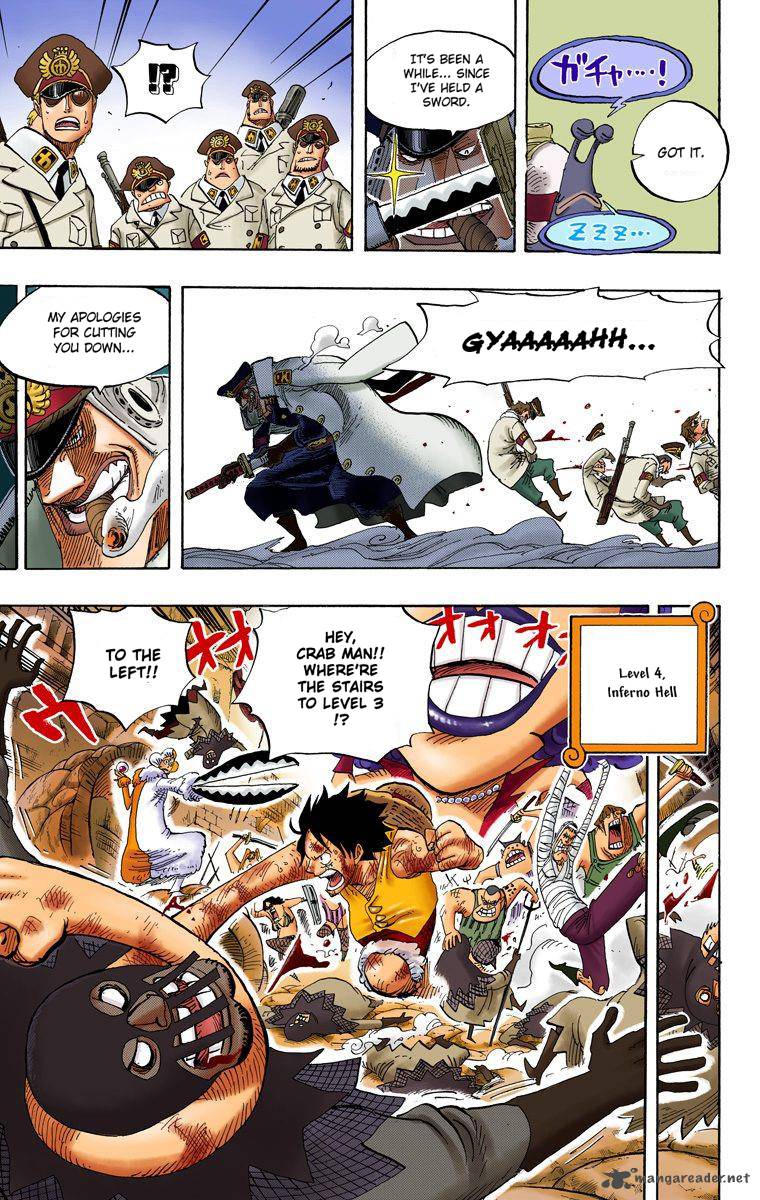 One Piece Colored Chapter 542 Page 12