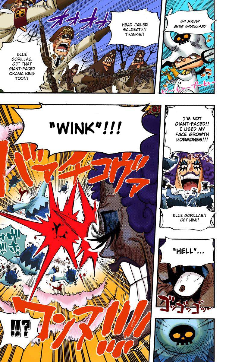 One Piece Colored Chapter 542 Page 14