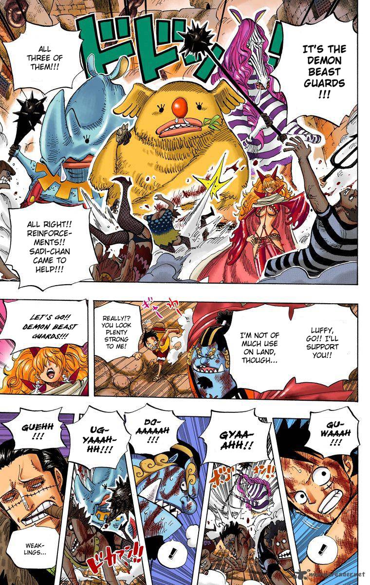 One Piece Colored Chapter 542 Page 16