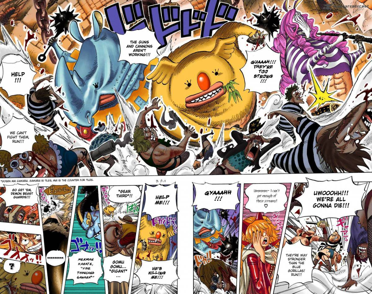 One Piece Colored Chapter 542 Page 17