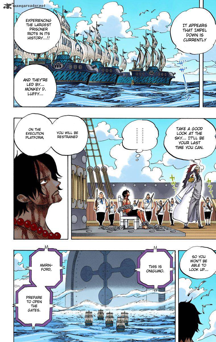 One Piece Colored Chapter 542 Page 4