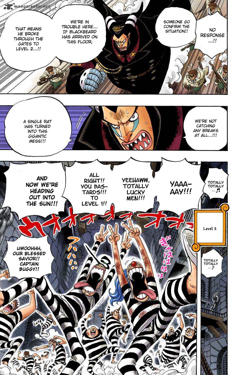 One Piece Colored Chapter 544 Page 14