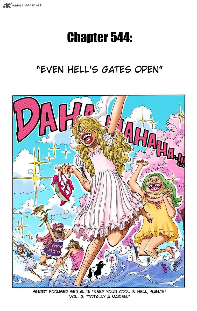 One Piece Colored Chapter 544 Page 2
