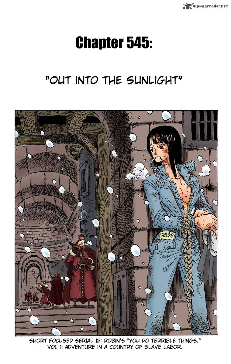 One Piece Colored Chapter 545 Page 2