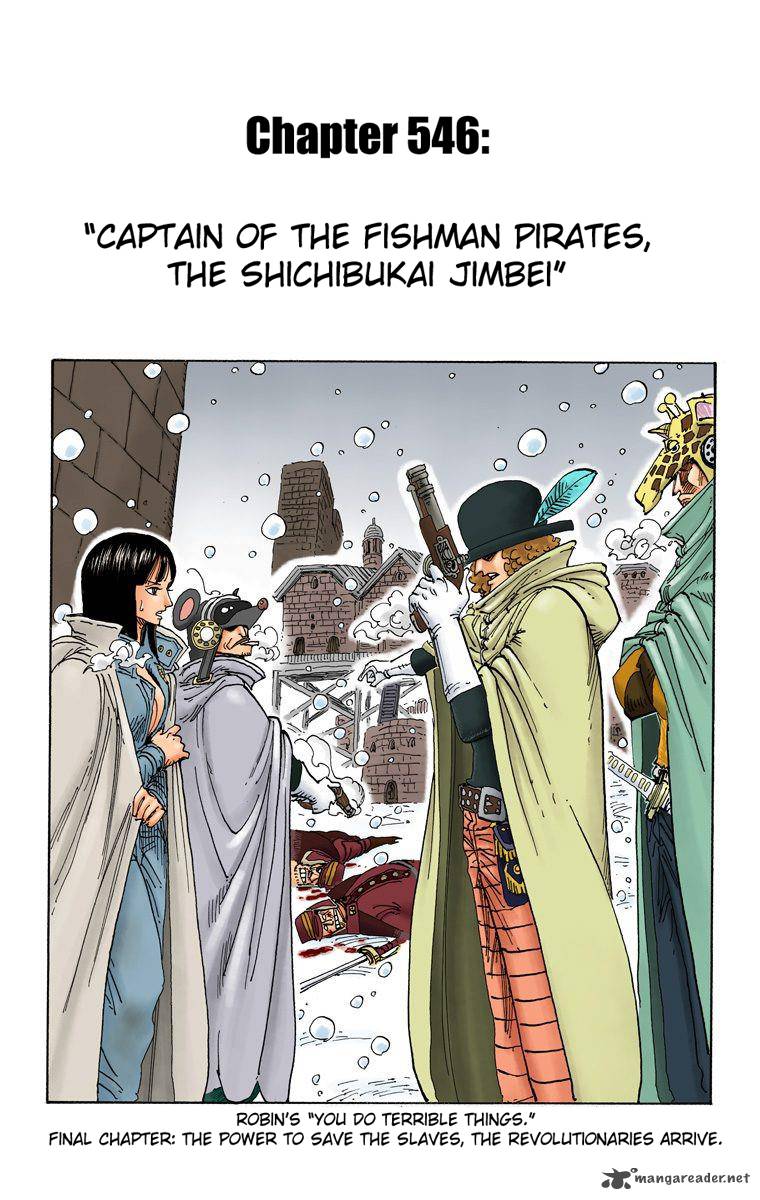 One Piece Colored Chapter 546 Page 2