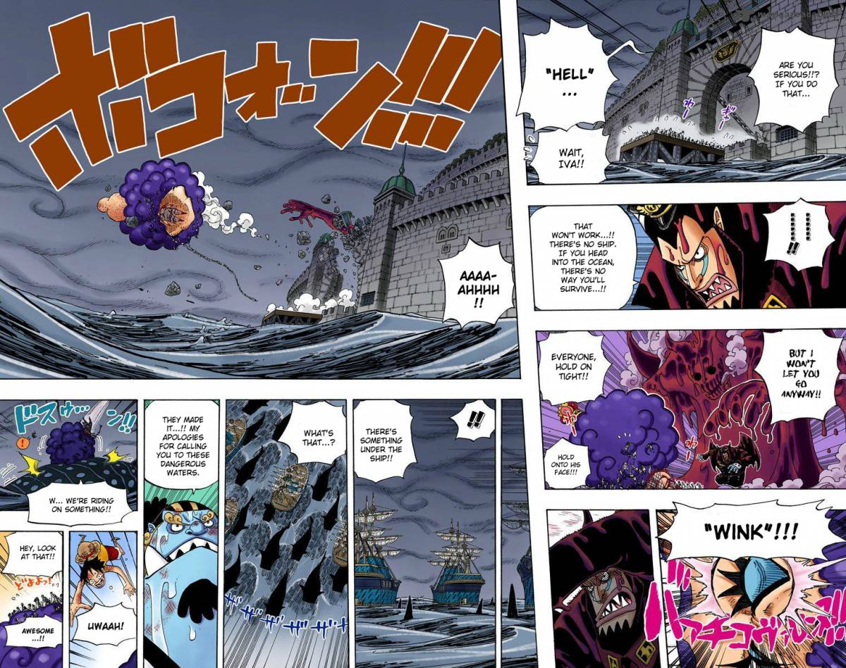 One Piece Colored Chapter 547 Page 14