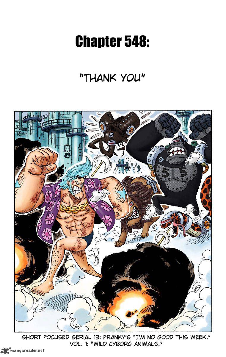 One Piece Colored Chapter 548 Page 2