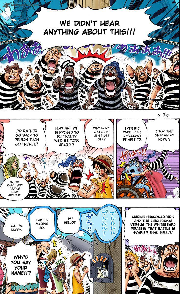 One Piece Colored Chapter 549 Page 10