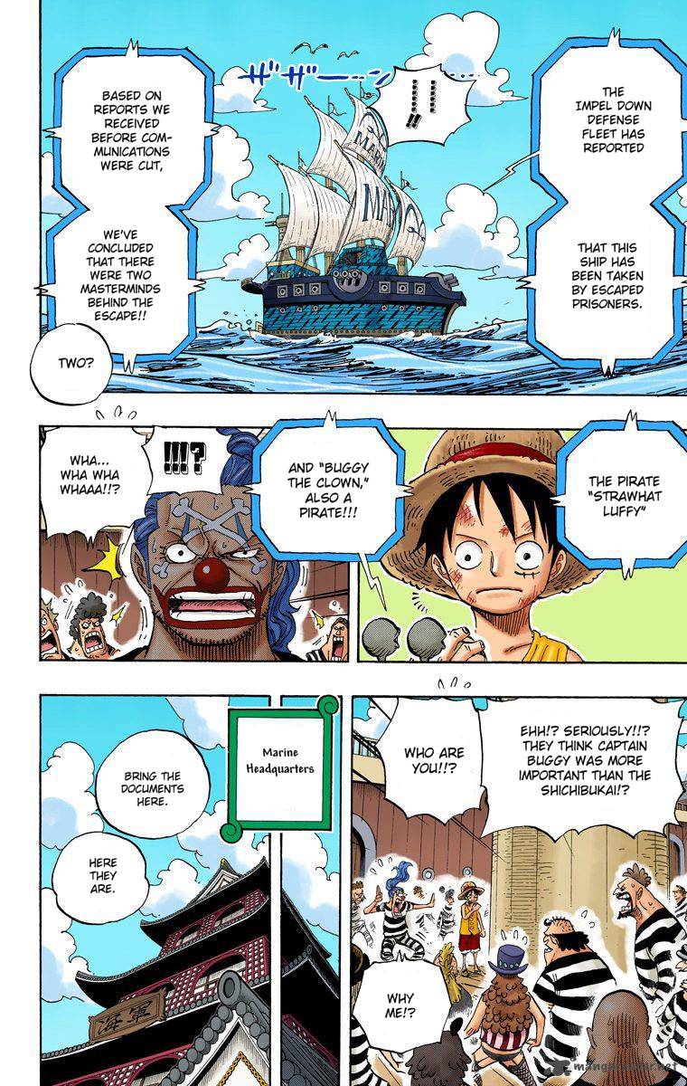 One Piece Colored Chapter 549 Page 11