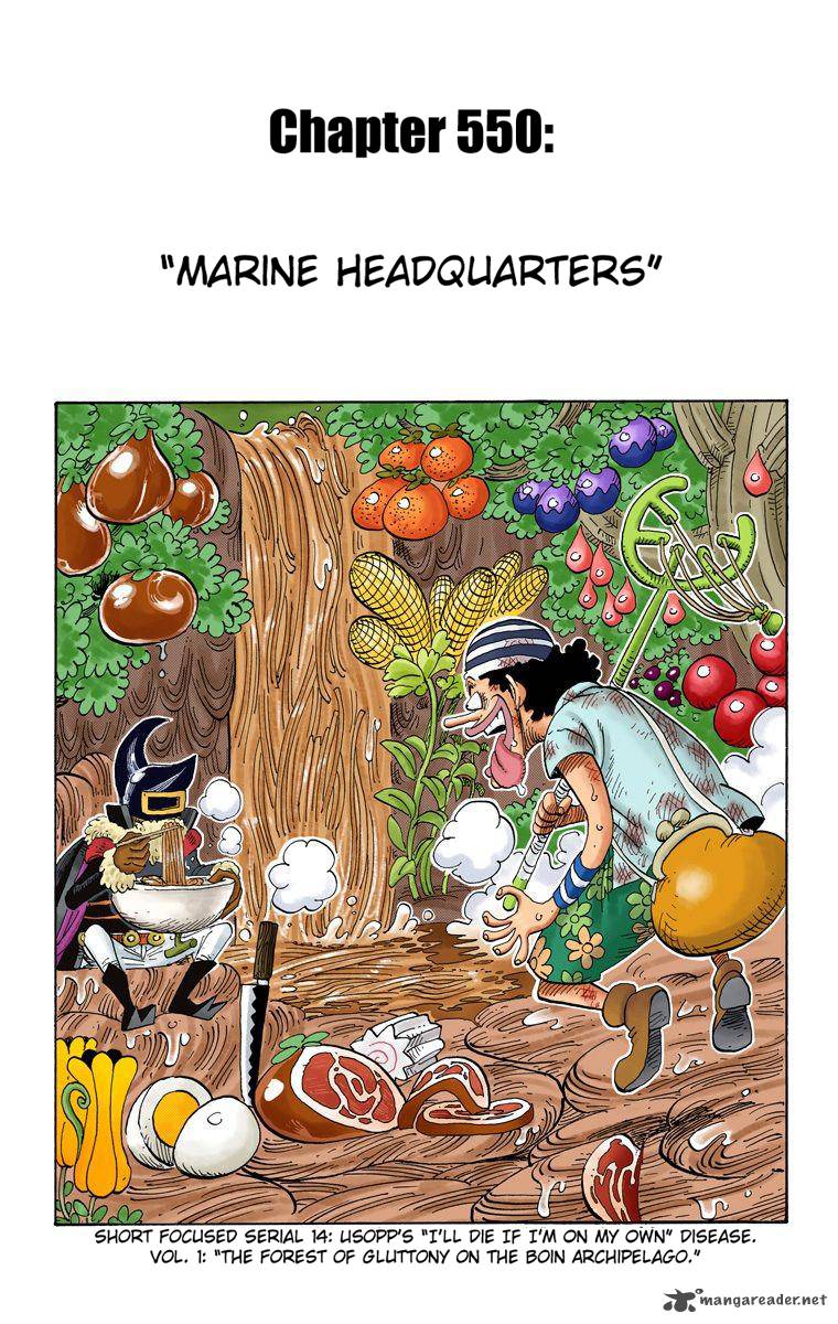 One Piece Colored Chapter 550 Page 2
