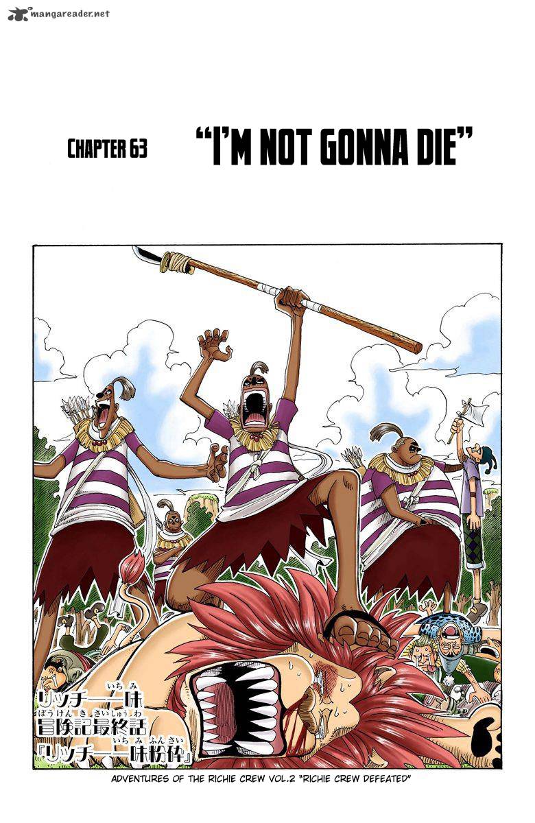 One Piece Colored Chapter 63 Page 2