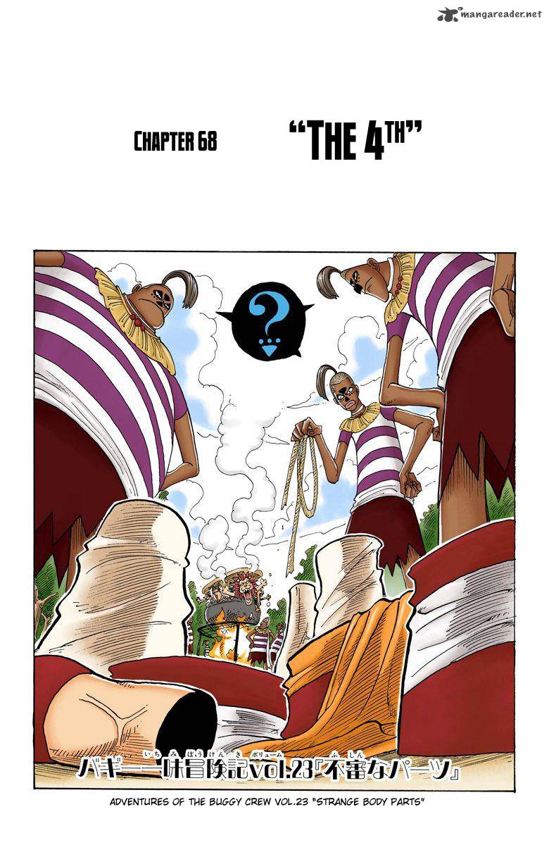 One Piece Colored Chapter 68 Page 1